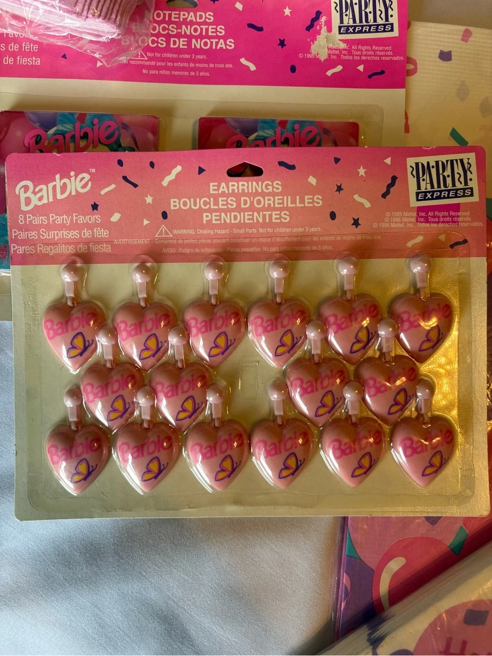 1994-1996 NEW Lot of 11 Vintage Barbie Birthday Party Supplies Sealed RARE